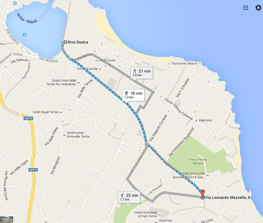 Claudio's Place - Modern 3 Bedrooms With Terrace- Centro Ischia